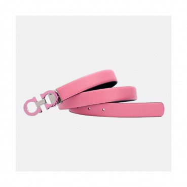 Salvatore Ferragamo 2019 Ladies Gancini Leather Belt - 살바토레 페라가모 여성 간치니 레더 벨트 Fer0117x.Size(2.5CM).핑크