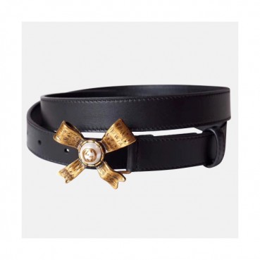 Gucci 2019 Ladies Flower Buckle Leather Belt - 구찌 신상 여성 플라워 버클 레더 벨트 Guc0650x.Size(2.5cm).블랙