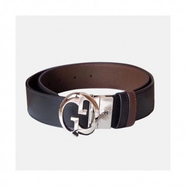Gucci 2019 Mens GG Buckle Leather Belt - 구찌 신상 남성 GG 버클 레더 벨트 Guc0646x.Size(4.0cm).브라운은장