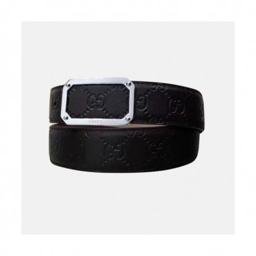 Gucci 2019 Mens Business Classic Buckle Leather Belt - 구찌 신상 남성 비지니스 클래식 버클 레더 벨트 Guc0642x.Size(3.5cm).블랙은장