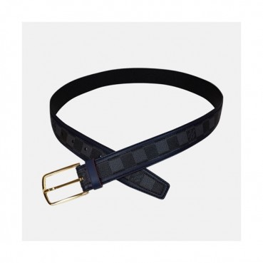 Louis vuitton 2019 Mens Damier Business Leather Belt MP056 - 루이비통 남성 다미에 비지니스 레더 벨트 Lou0720x.Size(3.5cm).블랙금장