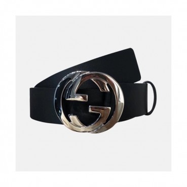 Gucci 2019 Mens GG Buckle Leather Belt - 구찌 신상 남성 GG 버클 레더 벨트 Guc0641x.Size(3.8cm).블랙은장