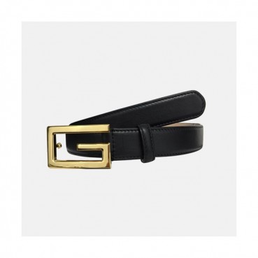 [매장판]Gucci 2019 Ladies G Buckle Leather Belt - 구찌 신상 여성 G 버클 레더 벨트 Guc0630x.Size(2.5cm).2컬러(블랙금장/블랙은장)