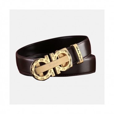 Salvatore Ferragamo 2019 Mens Gancio Leather Belt - 살바토레 페라가모 남성 간치니 레더 벨트 Fer0108x.Size(3.5CM).2컬러(블랙은장/브라운금장)