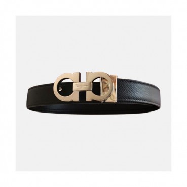 Salvatore Ferragamo 2019 Ladies Gancio Leather Belt - 살바토레 페라가모 여성 간치니 레더 벨트 Fer0106x.Size(2.5CM).블랙은장