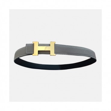 [매장판]Hermes 2019 Ladies Reversible 'H' Initial Buckle Constance Belt - 에르메스 여성 리버시블 H 이니셜 버클 콘스탄스 벨트 Her0078x.Size(2.4cm).카키금장