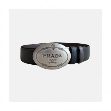 Prada 2019 Mens Saffiano Business Leather Belt - 프라다 남성 신상 사피아노 비지니스 레더 벨트 Pra0430x.Size(3.5cm).블랙