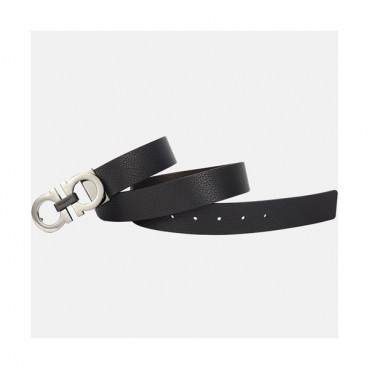 Salvatore Ferragamo 2019 Mens Gancio Business Leather Belt - 살바토레 페라가모 남성 간치니 비지니스 레더 벨트 Fer0095x.Size(3.5CM).블랙은장