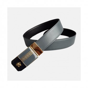 [매장판]Versace 2019 Mens Reversible Leather Belt - 베르사체 남성 리버시블 레더 벨트 Ver0107x.Size(3.5cm).블루금장