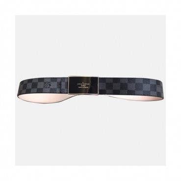 Louis vuitton 2019 Mens Damier Logo Leather Belt M0132 - 루이비통 남성 다미에 로고 레더 벨트 Lou0706x.Size(4.0cm).블랙은장