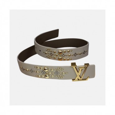 Louis vuitton 2019 Ladies Stud Leather Belt M0086 - 루이비통 여성 스터드 레더 벨트 Lou0694x.Size(3.5cm).2컬러(베이지금장/베이지은장)