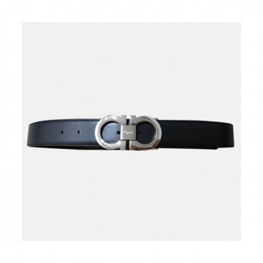 Ferragamo 2019 Mens Claasic Leather Belt - 페라가모 남성 업그레이드 클래식 레더 벨트 Fer0087x.Size(3.5CM)블랙은장