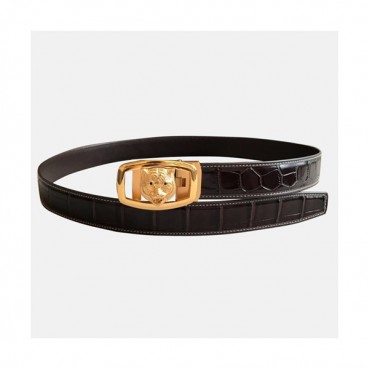 Stefano Ricci 2019 Mens Leather Belt - 스테파노리치 남성 레더 벨트 Ste0013x(3.5CM)브라운금장