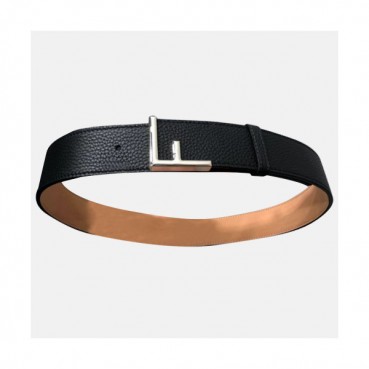 [매장판] Fendi 2019 Mens F Buckle Leather Bellt - 펜디 남성 F버클 레더 벨트 Fen0097x.Size(4.0cm)블랙은장