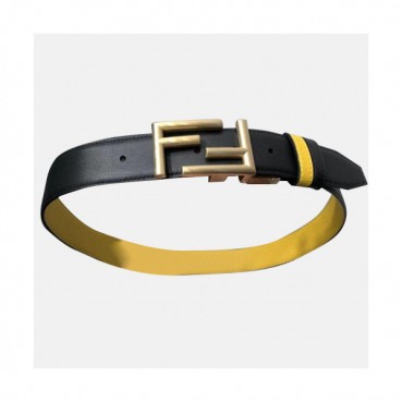 [매장판] Fendi 2019 Mens Logo Both-sides  Leather Bellt 