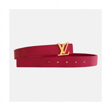 Louis vuitton 2019 Ladies Initiales Epi Leather Belt - 루이비통 여성 신상 이니셜 에삐 레더 벨트 Lou0682x.Size(3.0CM)핑크금장