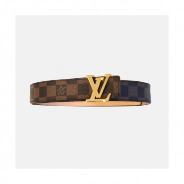 Louis vuitton 2019 Ladies Damier Leather Belt M9887 - 루이비통 여성 신상 다미엘 레더 벨트 Lou0679x.Size(3.0CM)브라운금장