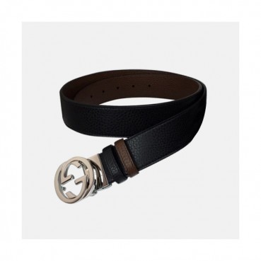Gucci 2019 Reversible Leather Belt With Double G Buckle  -구찌 남성 리버시블 더블 G벨트 Guc0580x.(3.7CM)블랙은장