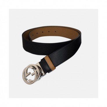 Gucci 2019 Reversible Leather Belt With Double G Buckle  -구찌 남성 리버시블 더블 G벨트 Guc0578x.(3.7CM)블랙은장