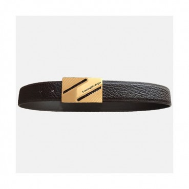 Eremengido Zena 2019 Mens Leather Belt - 제냐 2019 남성 이태리 레더 벨트 Zeg0040x.Size(4.0cm)딥브라운금장