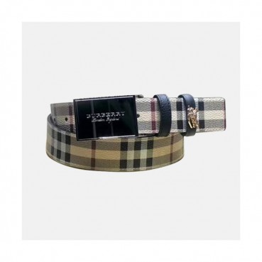 [버버리]헤이마켓 체크 남성용 벨트 bu0001y - Burberry Haymarket Check Mens Belt