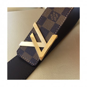 [매장판]Louis Vuitton 2021 Men's Leather Belt,3.5cm - 루입비통 2021 남성용 레더 벨트,3.5cm,LOUBT0171,브라운