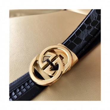 Gucci 2021 Men's Leather Belt,3.5cm,GUBT0182 - 구찌 2021 남성용 레더 벨트,3.5cm,블랙