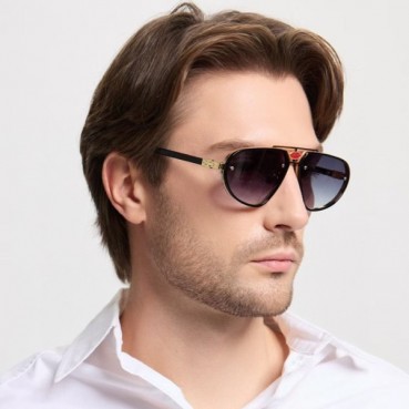 부가티 남성 메탈 프레임 선글라스 - Bugatti Mens Metal Frame Sunglasses 
