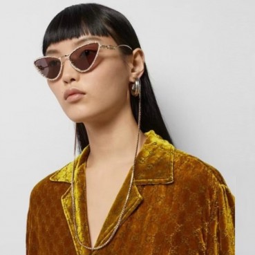 구찌 여성 프리미엄 메탈 프레임 선글라스 - Gucci Womens Premium Metal Frame Sunglasses 