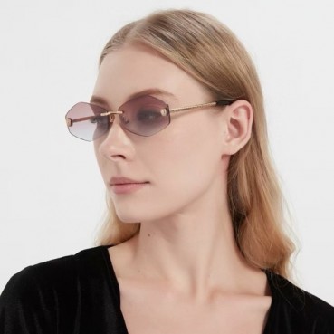 불가리 여성 프리미엄 메탈 프레임 선글라스 - Bvlgari Womens Premium Metal Frame Sunglasses 