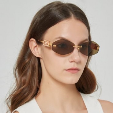 미우미우 여성 프리미엄 메탈 프레임 선글라스 - Miumiu Womens Premium Metal Frame Sunglasses 