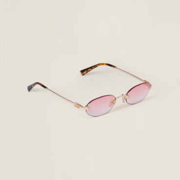 미우미우 여성 프리미엄 메탈 프레임 선글라스 - Miumiu Womens Premium Metal Frame Sunglasses 