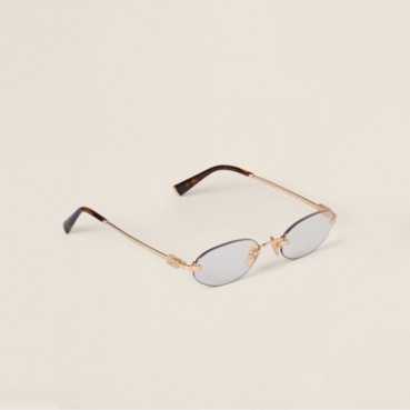 미우미우 여성 프리미엄 메탈 프레임 선글라스 - Miumiu Womens Premium Metal Frame Sunglasses 