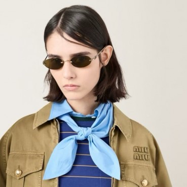 미우미우 여성 프리미엄 메탈 프레임 선글라스 - Miumiu Womens Premium Metal Frame Sunglasses 