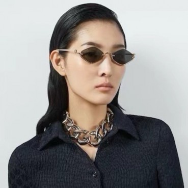 구찌 여성 프리미엄 메탈 프레임 선글라스 - Gucci Womens Premium Metal Frame Sunglasses 