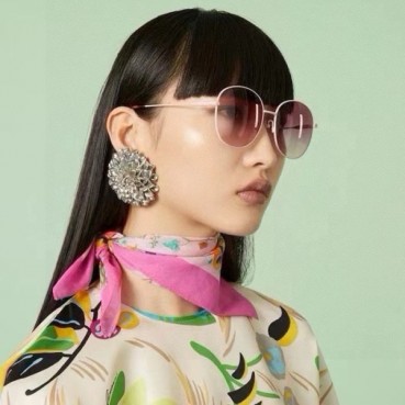 구찌 여성 프리미엄 메탈 프레임 선글라스 - Gucci Womens Premium Metal Frame Sunglasses 