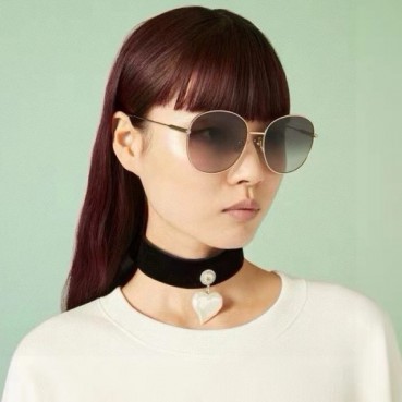 구찌 여성 프리미엄 메탈 프레임 선글라스 - Gucci Womens Premium Metal Frame Sunglasses 