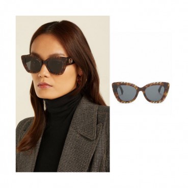 Fendi 2019 Mm/Wm Metal Logo Modern Acrylic Frame Sunglasses - 펜디 남자 아크릴 로고 모던템 아크릴 프레임 선글라스 Fen0228x.Size(52