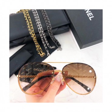 Chanel 2019 Mm/Wm Trendy Logo Metal Frame Sunglasses - 샤넬 남자 트렌디 로고 메탈 프레임 선글라스 Cnl0410x.Size(58