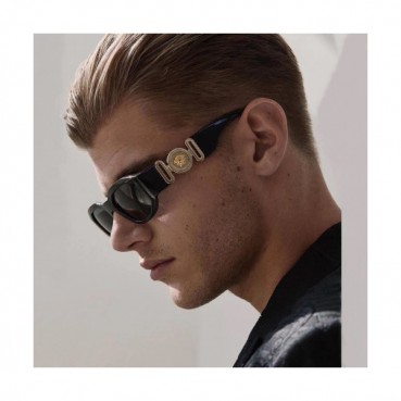 Versace 2019 Mens Medusa Metal Logo Trendy Acrylic Frame Eyewear - 베르사체 남성 메두사 메탈 로고 트렌디 아크릴 프레임 아이웨어 Ver0221x.6컬러