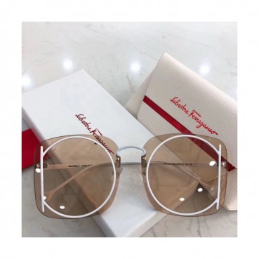Salvatore Ferragamo 2019 Mm/Wm Gancio Metal Frame Eyewear - 살바토레 페라가모 남자 간치오 메탈 프레임 선글라스 Fer0263x.Size(64