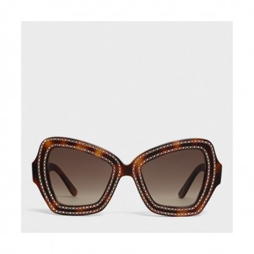 Celine 2019 Womens Trendy Strass Acylic Frame Sunglasses - 셀린느 여성 트렌디 스트라스 아크릴 프레임 선글라스 Cel0029x.Size(55