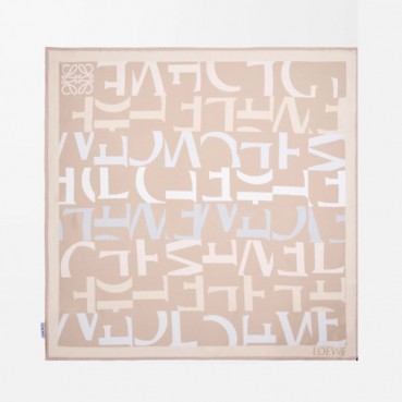 로에베 여성 스퀘어 스카프 - Loewe Womens Square Scarf 