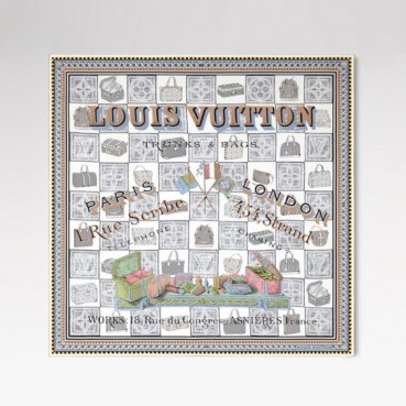루이비통 여성 스퀘어 스카프 - Louis vuitton Womens Square Scarf 