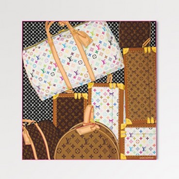 루이비통 여성 스퀘어 스카프 - Louis vuitton Womens Square Scarf 