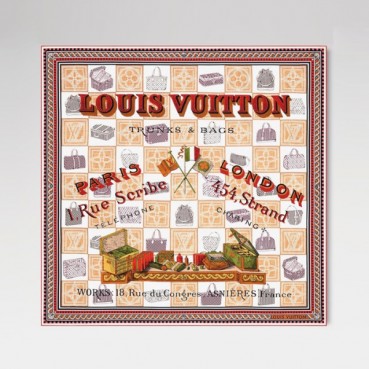 루이비통 여성 스퀘어 스카프 - Louis vuitton Womens Square Scarf 