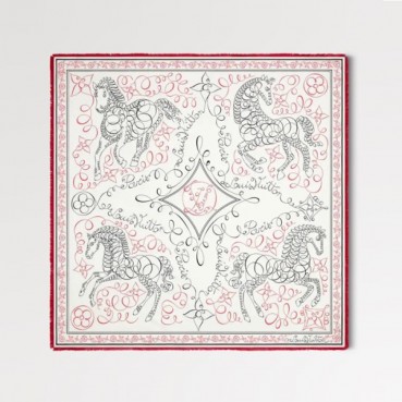 루이비통 여성 스퀘어 스카프 - Louis vuitton Womens Square Scarf 