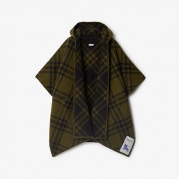 버버리 여성 리버시블 체크 울 케이프 - Burberry Womens Reversible Check Wool Cape 