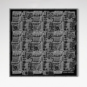 루이비통 여성 스퀘어 스카프 - Louis vuitton Womens Square Scarf 