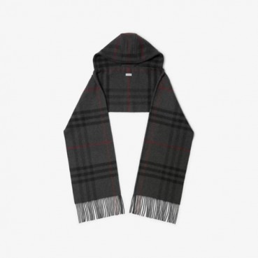 버버리 남/녀 체크 후드 스카프 - Burberry Unisex Checked Hooded Scarf 